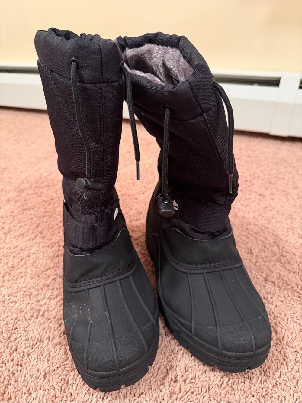 Men’s Black Insulated Winter Boots